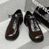 MEN'S STYLISH RETRO LACE-UP DERBY SHOES 13914967S