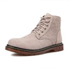 MEN'S RETRO RUBBER SOLE WEAR-RESISTANT LACE-UP BOOTS 70436186S