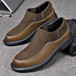 MEN'S STYLISH SUEDE CASUAL SLIP-ON DRESS SHOES 31687237S