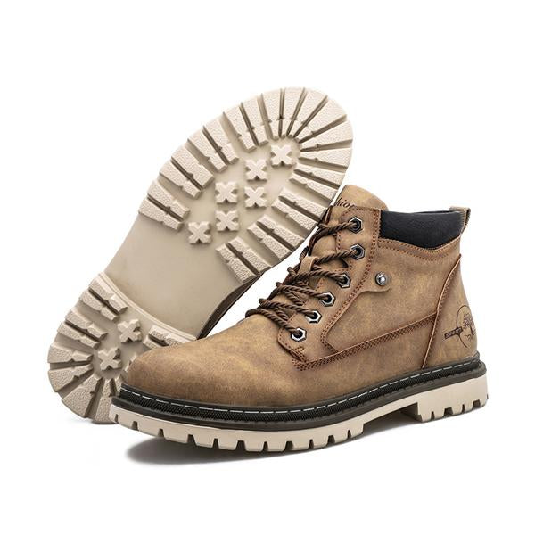 MEN'S RETRO LACE UP WORKWEAR BOOTS 38123088YL