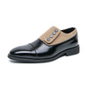 MEN'S SPLICED BUSINESS SLIP-ON CASUAL DRESS SHOES 89105163S