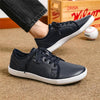 MEN'S WIDE TOE LIGHTWEIGHT SOFT SOLE LACE-UP CASUAL SHOES 52758901S