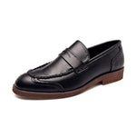 MEN'S CARVED SLIP-ON CASUAL DRESS SHOES 76826087S