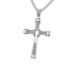 MEN'S CROSS PENDANT TITANIUM STEEL NECKLACE 96610413S