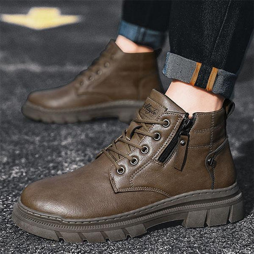 MEN'S RETRO HIGH TOP LACE-UP BOOTS 16037842YL