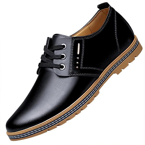 MEN'S LACE-UP BREATHABLE CASUAL BUSINESS SHOES 84632855S