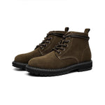 MEN'S CASUAL SUEDE LEATHER LACE-UP BOOTS 95706555S