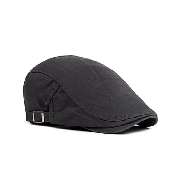 MEN'S CASUAL COTTON SOLID COLOR PEAKED CAP 90903747S