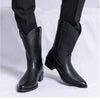 MEN'S POINTED OUTDOOR LEATHER BOOTS 42593795YL