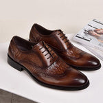 MEN'S BROCK LACE UP OXFORD WEDDING SHOES 20562733YL