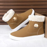 MEN'S FASHION PLUSH SIDE ZIPPER ANKLE SNOW BOOTS 03174802S