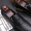 MEN'S PLAID CASUAL LEATHER SHOES 79452378YL