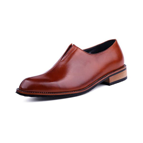 MEN'S BUSINESS SLIP-ON POINTED TOE DRESS SHOES 74098728S