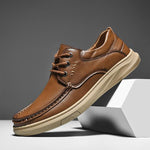 MEN'S LACE-UP COMFORTABLE CASUAL SHOES 35968323S