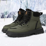 MEN'S WATERPROOF WINTER SNOW LACE UP BOOTS 57632253YL