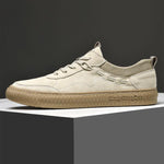 MEN'S RETRO LOW-TOP NUBUCK LEATHER SNEAKERS 56639711S