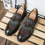 MEN'S CREATIVE TASSEL WEDDING SHOES 72616876YL