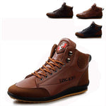 MEN'S RETRO LACE-UP HIGH-TOP CASUAL SNEAKERS 96504549S