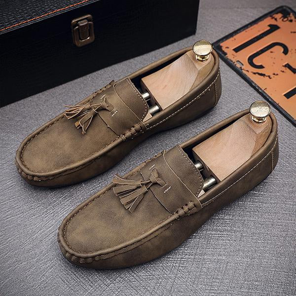 MEN'S SLIP-ON DRIVING SHOES WITH TASSELS 79810555S