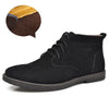 MEN'S CASUAL NUBUCK LEATHER ANTI-SLIP DESERT BOOTS 49301909S