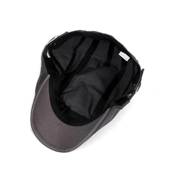 MEN'S CASUAL COTTON SOLID COLOR PEAKED CAP 90903747S