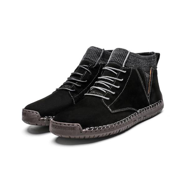 MEN'S CASUAL HAND-STITCHED ANKLE BOOTS 16230619S