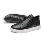 MEN'S CROCODILE PATTERN BUSINESS HIGH-TOP SNEAKERS 06290933S