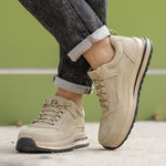 MEN'S KEVLAR PROTECTIVE CASUAL LACE-UP LABOR SHOES 79909099S