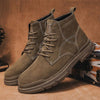 MEN'S HIGH TOP RETRO MOTORCYCLE LEATHER BOOTS 44723860YL