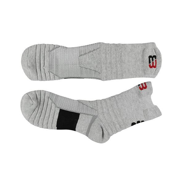 MEN'S CONTRASTING TOWEL BOTTOM SPORTS SOCKS 20183332YL