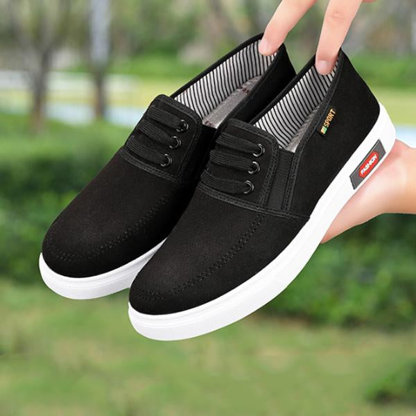 MEN'S CASUAL SLIP-ON CANVAS SHOES 16328769S