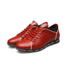 MEN'S RETRO CASUAL LACE UP LEATHER SHOES 67977352YL