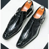 MEN'S CASUAL BUCKLE LEATHER SHOES 93995647YL