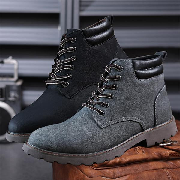 MEN'S CASUAL RETRO LACE UP BOOTS 05923163YL