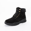 MEN'S CASUAL SUEDE THICK-SOLED LACE-UP BOOTS 45257770S