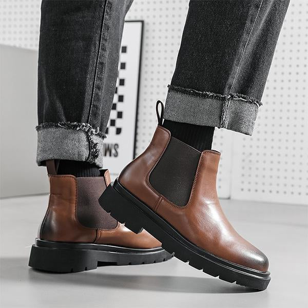 MEN'S STYLISH CHELSEA BOOTS MOTORCYCLE BOOTS 25099871S