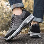 MEN'S LACE-UP OUTDOOR HIKING SNEAKERS 40789358S