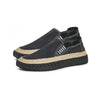 MEN'S HAND-SEWN CASUAL SLIP-ON ESPADRILLES 76798145S