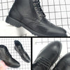 MEN'S MOTORCYCLE LACE UP RETRO SHORT BOOTS 62556197YL