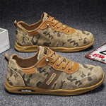 MEN'S RETRO CAMOUFLAGE CASUAL FLAT SNEAKERS 11410527S