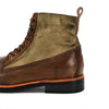 MEN'S RETRO COLOR-BLOCKED MOTORCYCLE BOOTS 09762815S