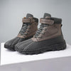 MEN'S CASUAL LACE-UP PLUSH COMBAT BOOTS 26534339S