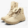 MEN'S BREATHABLE CANVAS HIGH TOP MARTIN BOOTS 22140188S