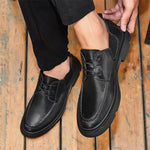 MEN'S RETRO COLOR POLISHED CLASSIC WORK STYLE SHOES 71568732S