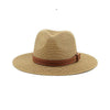 MEN'S BELT ACCESSORIES STRAW BEACH PANAMA HAT 36386586S