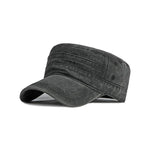 MEN'S WASHED AND DISTRESSED CASUAL FLAT HAT 48262616S