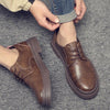 MEN'S RETRO TRENDY LACE-UP WORK SHOES 55992950S