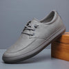 MEN'S CASUAL LACE UP LEATHER DRIVING SHOES 79987373S