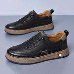 MEN'S CASUAL SIMPLE LACE-UP SNEAKERS 38198829S