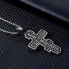 MEN'S VINTAGE CROSS SKULL NECKLACE 56065167S